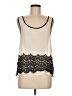 Forever 21 100% Polyamide Ivory Sleeveless Blouse Size M - photo 1