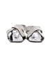 Steve Madden Silver Black Sandals Size 9 - photo 2