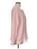 Joe Fresh 100% Polyester Pink Long Sleeve Blouse Size L - photo 4