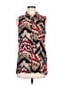 Zac & Rachel 100% Polyester Red Sleeveless Blouse Size M - photo 1