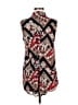 Zac & Rachel 100% Polyester Red Sleeveless Blouse Size M - photo 2