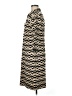 J. McLaughlin Chevron-herringbone Tan Casual Dress Size M - photo 5