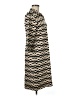 J. McLaughlin Chevron-herringbone Tan Casual Dress Size M - photo 4