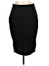 Bisou Bisou Solid Black Casual Skirt Size L - photo 2