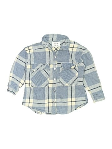 Zara Long Sleeve Button-Down Shirt (view 1)
