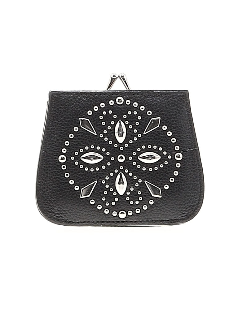 Pre-owned Brighton Leather Coin Purse In Black