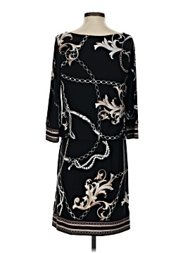 green emerald velvet dress White House Black Market Black Blue & Gray Floral Embroidered Dress