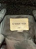 C'est Toi 100% Polyester Black Faux Fur Jacket Size L - photo 6