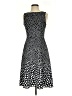 Talbots Outlet 100% Polyester Polka Dots Black Cocktail Dress Size 4 - photo 1