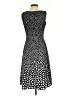 Talbots Outlet 100% Polyester Polka Dots Black Cocktail Dress Size 4 - photo 2