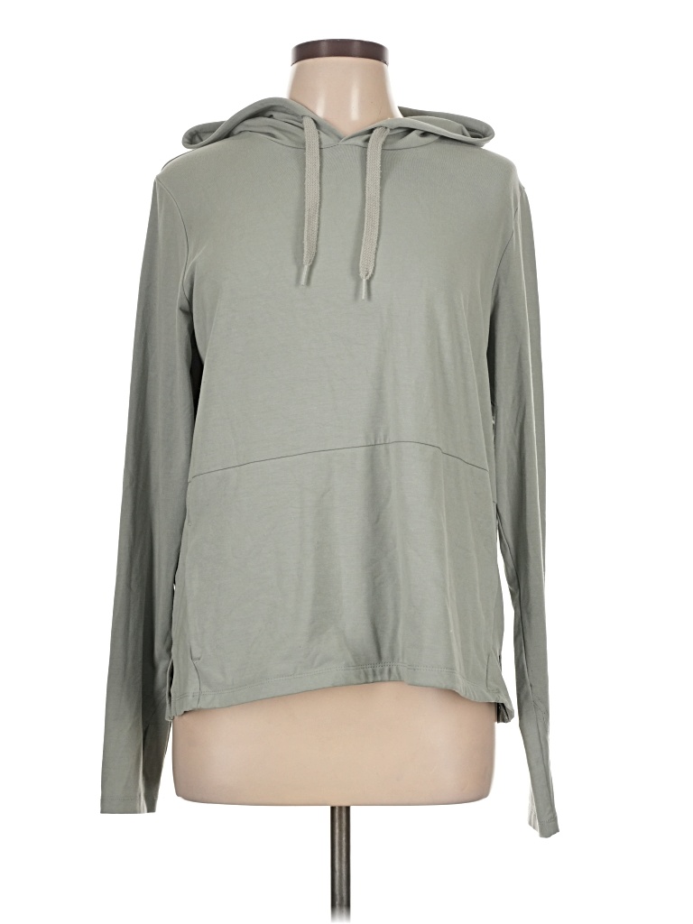 Pre-owned Free Fly Pullover Hoodie In Green