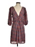 Free People Plaid Gray Casual Dress Size 2 - photo 1
