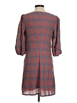 free people brown plaid dress Free People We the Free Pink/Rose Plaid Balloon Sleeve Dress NWT- Size XS  (sold out online) main image 0
