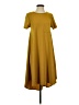 Lularoe Solid Yellow Casual Dress Size S - photo 1