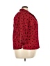 Echo 100% Polyester Hearts Red 3/4 Sleeve Blouse Size 3X - photo 4