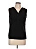East5th 100% Polyester Black Sleeveless T-Shirt Size L - photo 1