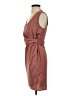 ALLSAINTS 100% Polyester Solid Brown Cocktail Dress Size 4 - photo 5