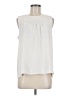 Ann Taylor 100% Polyester Ivory Sleeveless Blouse Size M - photo 1