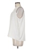 Ann Taylor 100% Polyester Ivory Sleeveless Blouse Size M - photo 5