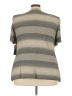 Womens Perceptions Gray Short Sleeve Blouse Size 22 - photo 2