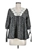 Jun Black 3/4 Sleeve Blouse Size M (estimated) - photo 1