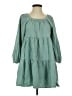 Universal Thread 100% Cotton Teal Casual Dress Size XS - photo 1