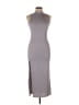 Icon Apparel Gray Casual Dress Size M - photo 1