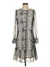 THML Paisley Gray Casual Dress Size S - photo 1