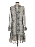 THML Paisley Gray Casual Dress Size S - photo 2