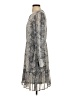 THML Paisley Gray Casual Dress Size S - photo 5