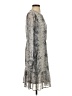 THML Paisley Gray Casual Dress Size S - photo 4
