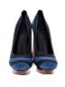 Tory Burch Color Block Blue Heels Size 10 - photo 2