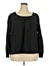Faded Glory Black Long Sleeve Blouse Size 20 - photo 1
