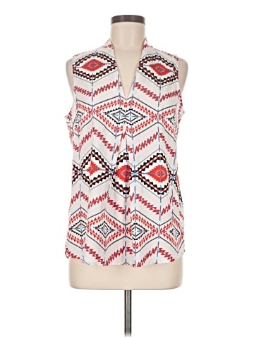 Antilia Femme Sleeveless Button-Down Shirt (view 1)