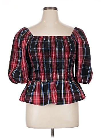 Draper James RSVP 3/4 Sleeve Blouse (view 1)