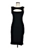 Oboe Solid Black Cocktail Dress Size M - photo 1