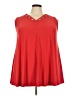 New Directions Red Sleeveless Blouse Size 3X - photo 1