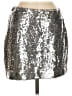 Grey Lab Los Angeles 100% Polyester Metallic Silver Formal Skirt Size M - photo 1
