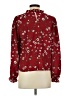 Unbranded Burgundy Long Sleeve Blouse Size S - photo 2
