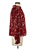 Unbranded Burgundy Long Sleeve Blouse Size S - photo 4
