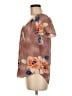 Rebecca Taylor Brown Short Sleeve Blouse Size 6 - photo 5