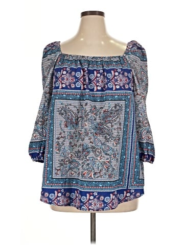 Weekend Suzanne Betro 3/4 Sleeve Blouse (view 1)