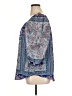 Weekend Suzanne Betro 100% Polyester Blue 3/4 Sleeve Blouse Size XL - photo 5