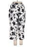 Assorted Brands 100% Polyester Floral Ivory Casual Pants Size XL - photo 2
