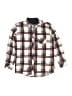 Assorted Brands Plaid Burgundy Long Sleeve Button-Down Shirt Size M (youth) - photo 1