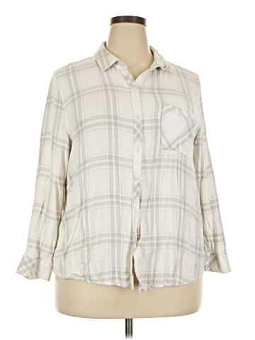 Well Worn 3/4 Sleeve Button-Down Shirt (view 1)