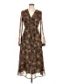 Artlove 100% Polyester Animal Print Brown Cocktail Dress Size EU (IT) 34 / US 00 - photo 1