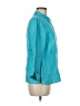 Talbots 100% Linen Teal 3/4 Sleeve Button-Down Shirt Size 8 - photo 4