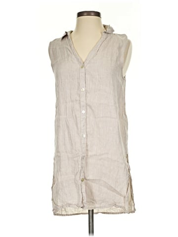 Tahari Sleeveless Button-Down Shirt (view 1)