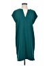 Theory 100% Polyester Solid Teal Casual Dress Size S - photo 1